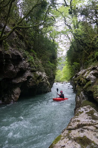 Dernière gorge avant le débarquement.